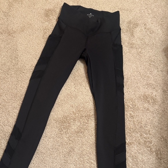 Athleta Pants - Athleta High-Waisted mesh side Leggings